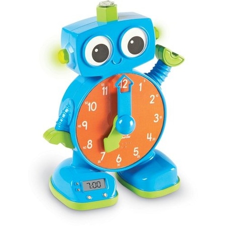 Learning Resources CLOCK, LEARNING, TALK, ROBOT LRNLER2385